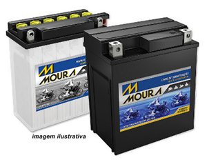 bateria para moto Moura
