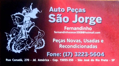 Auto Peças São Jorge - Rio Preto
